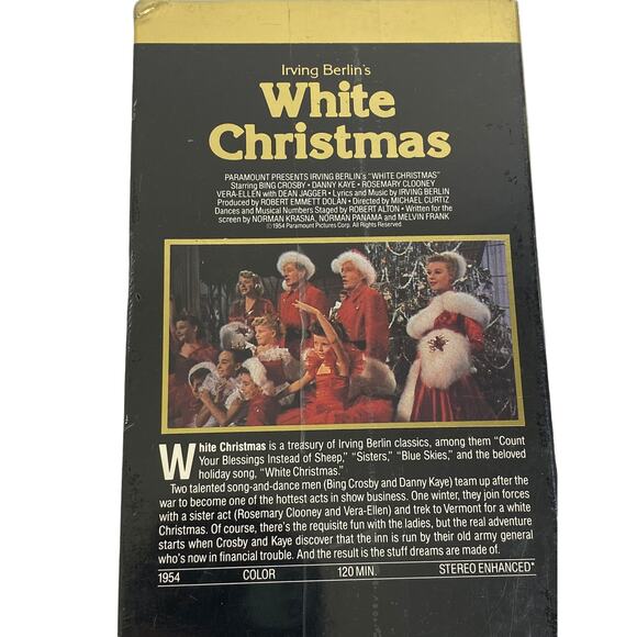 Irving Berlins White Christmas VHS Tape Special Collectors Series 1986 Paramount - Picture 4 of 5